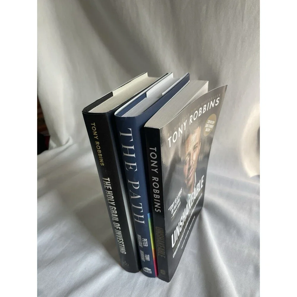 Tony Robbins New Book Bundle Lot + Workbook + Cards
